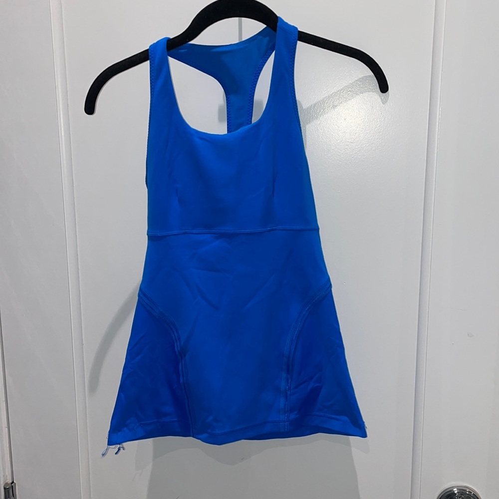 Lulu lemon blue racer back tank top